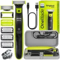 Produktbild: NEU PHILIPS OneBlade Rasierer QP2724/10 + Etui Slim Edition + 2 Körperaufsätze