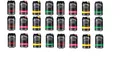 Produktbild: 24  Dosen a 0,33l Jack Daniels Daniel`s 4 Sorten Mix 10% Vol inc 6€ EINWEG Pfand