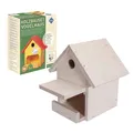 Produktbild: Pebaro Vogelhaus Holzbausatz Futterhaus und Nistkasten Holzbauset zum Anmalen