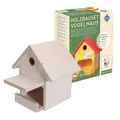 Produktbild: Pebaro Vogelhaus, Futterhaus und Nistkasten Holzbausatz zum Aufbauen und Anmalen
