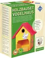 Produktbild: Pebaro 466 Holzbauset Bastelset Vogelhaus inkl. 9 unbehandelten...