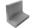 Produktbild: L-Stein Winkelstein grau 50 cm x 7 cm x 50 cm = Fußtiefe 30 cm