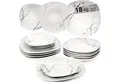 Produktbild: SÄNGER Tafelservice Bilgola Marmor (18-tlg), 6 Personen, Porzellan, Marmor, 18 tlg. Tafelservice, Erweiterbar, PREMIUM COLLECTION