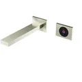 Produktbild: Steinberg Serie 160 Wand-Waschtischmischer, vollelektronische Mengen- und Temperaturregulierung, Ausladung 205mm, 1601814EBN, Farbe: Brushed Nickel