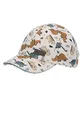 Produktbild: Sterntaler Basecap Dino Druck - Jungen Baseball Cap elastisch mit Gummizug - Sommer Basecap mit festem Schirm - Sportive Baby und Kinder Schirmkappe, UV-Schutz 50+, Silber, Größe 45