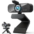 Produktbild: 1080P Full HD Webcam,USB Webcam,Full HD-Webcam,mit mikrofon und Stativ Full HD-Webcam WLAN (Wi-Fi), Mini Plug and Play für Desktop & Notebook