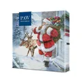 Produktbild: PAW - Servietten 3-lagig (33 x 33 cm) I 20 Stück I Papierservietten Bunt Perfekt für den Weihnachtstisch I Servietten - Weihnachten, Winter, Schnee, Weihnachtsmann I Santa is coming