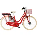 Produktbild: FISCHER City E-Bike Cita Retro 2.0 - rot, RH 48 cm, 28 Zoll, 418 Wh Rücktritt