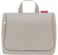 Produktbild: REISENTHEL® Kulturbeutel TOILETBAG XL, 4 Liter, Sandfarben, Polyester, Haken zum Aufhängen, Spiegel im Inneren, Wasserabweisend