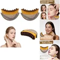 Produktbild: Lymphdrainage Gesichtsbürste 2 Stück Alpenfaser Kinn Sculpting