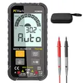 Produktbild: PCWork Mini Multimeter Digital PCW02B, Smart Multimeter, Großes Display, True RMS, Auto-Range, 6000 Zähler, CAT 3 600V, Strommessgerät, Spannungsmessgerät, Durchgangsprüfer, Phasenprüfer, Stromprüfer