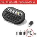 Produktbild: Mini Funk-Tastatur-Controller mit Maus-Stick (10m Reichweite ! Ultra-Kompakt !)