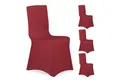Produktbild: relaxdays Stuhlhusse 4er Set, Dunkelrot