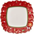 Produktbild: Villeroy & Boch Toy's Delight Speiseteller eckig rot 28x28cm