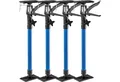 Produktbild: tectake Montagewerkzeug 4er-Set Türspanner, B: 8,00 cm, L: 20,00 cm, stufenlos höhenverstellbar