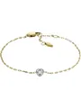 Produktbild: Fossil Armband Fossil Damen-Armband Edelstahl Glasstein Herz, SADIE