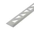 Produktbild: 250cm Fliesenschiene Aluminium eloxiert 12,5mm Winkelprofil Kantenprofil