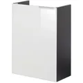 Produktbild: Fackelmann SBC KARA Waschbeckenunterschrank 45 cm, Weiß/Anthrazit, links