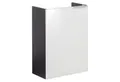 Produktbild: FACKELMANN Waschbeckenunterschrank SBC Beckenunterschrank 45 - Glasfront Weiß - Korpus Anthrazit matt -