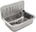 Produktbild: Edelstahl Ausgussbecken Waschbecken Spülbecken Waschtrog Wandmontage 495 mm