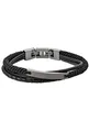 Produktbild: Fossil Herren Armband Edelstahl  schwarz 21,5 cm JF03185793