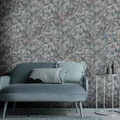 Produktbild: Vliestapete Zweige Blätter Blüten Floral Blau Beige Grau 10415-08 (4,47€/1qm)