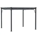 Produktbild: Outsunny Pavillon, BxHxT: 300 x 223 x 300 cm, Polyester/Aluminium - grau