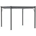 Produktbild: Outsunny Pavillon, Dunkelgrau, Metall, Kunststoff, 300x223x300 cm, Sonnen- & Sichtschutz, Pavillons & Pergolas, Pavillons