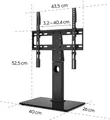 Produktbild: HAMA TV-Standfuß Fullmotion, 140 cm 32