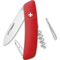 Produktbild: SWIZA Taschenmesser D01, 6 Funktionen, rot, mit Feststellklinge