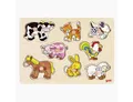 Produktbild: goki Steckpuzzle Steckpuzzle Bauernhof VII, 8 Puzzleteile, ideal für kleine Kinderhände