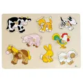 Produktbild: Goki Noppen -Puzzle -Tiere