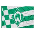 Produktbild: Werder Bremen Fahne SV Werder Bremen Schwenkfahne Raute 150 x 100