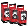 Produktbild: Lexmark 50 Ink Cartridge Black Pack Of 3