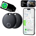 Produktbild: S&T DESIGN Smart Tag Koffer Hunde Tracker kompatibel mit Apple Wo GPS-Tracker iOS GPS Tracker Wasserdicht Wo Ist Kompatibeler Tracker für Apple