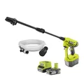 Produktbild: RYOBI RY18PW22A-125 18 V mobiler Akku-Mitteldruckreiniger 22 bar 3-fach Düse Set