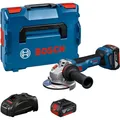 Produktbild: Bosch Professional Bosch Blau 06019N4002 Accu-Winkelschleifer GWS 18V-11 S 2x 18V 5.0 Ah (125 mm) (0 601 9N4 002)
