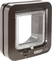 Produktbild: SureFlap Mikrochip Cat door Katzenklappe Braun 1St.