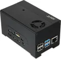Produktbild: Joy-it Aluminiumgehäuse Passend für: Raspberry Pi, StromPi 3 inkl. Batteriefach, abnehmbare GPIO Abdeckung, inkl. aktiven Kühler, inkl. passiven Kühler, zur (rb-strompi3-case)