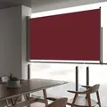 Produktbild: Ausziehbare Seitenmarkise 140 x 300 cm Rot vidaXL782243