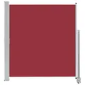 Produktbild: vidaXL Seitenmarkise Ausziehbar Sonnenschutz Sichtschutz Windschutz Seitenrollo Markise Seitenwandmarkise Balkon Garten Terrasse 140x300cm Rot