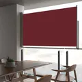 Produktbild: Ausziehbare Seitenmarkise 140 x 300 cm Rot