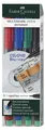 Produktbild: Faber-Castell 152304 CD-Marker MULTIMARK, wasserfest, Strichstärke: ca. 0,4 mm, 