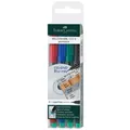 Produktbild: Faber-Castell Multimark Folienstift non-permanent, S, 4er Etui