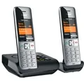 Produktbild: COMFORT 500A Duo, analoges Telefon silber/schwarz, 2 Mobilteile