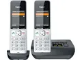 Produktbild: Schnurlostelefon Gigaset Comfort 500A Duo, Anrufbeantworter, hörgerätekompatibel, schwarz