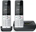 Produktbild: Gigaset 500A Comfort Duo - Schnurlostelefon - Anrufbeantworter - ECO DECT\GAP\CAT-iq - Silver Black + zusätzliches Handset (L36852-H3023-B101)