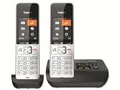 Produktbild: Gigaset Comfort 500A Duo analoges Telefon, Silber/schwarz, 2 Mobilteile