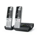 Produktbild: Gigaset COMFORT 500A Duo silver-black, IP20, DECT, 2,2
