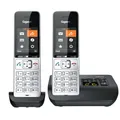 Produktbild: Gigaset 500A Comfort Duo Schnurlostelefon schwarz/silber